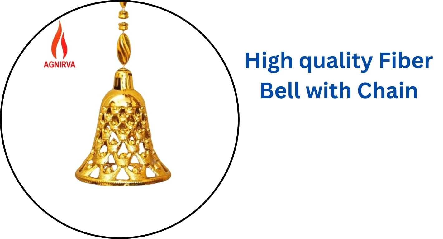 Golden Bell Strings - Diwali & Party Decor -7 Golden Bell Strings - Diwali & Party Decor -7
