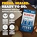 Vermont Smoke & Cure - Smoked Premium Beef Sticks - Meat Protein Snack - Portable Healthier Meat Snack for Adults & Kids - Individually Wrapped Jerky Snacks - 1oz - 24 Count