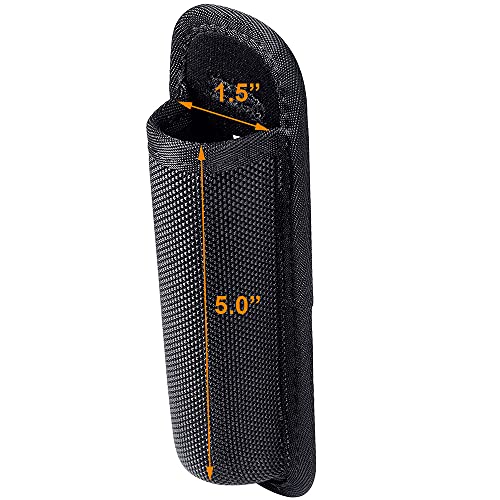 Taftacfr Molded Expandable Baton Holder Holds 16-Inch Or 21-Inch Expandable Baton (Black Ballistic Nylon) #TOP2