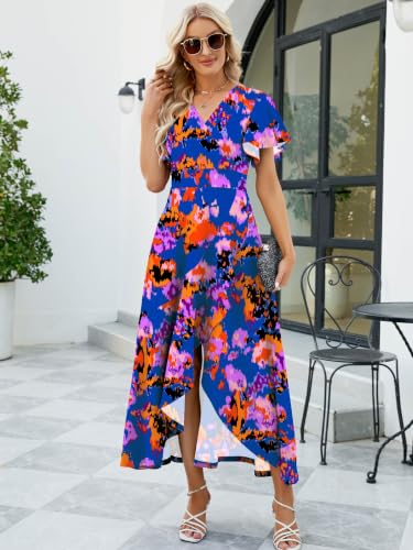 Image of ZZV Formal Dresses for Women Gowns Evening V Neck Wedding Guest Dresses