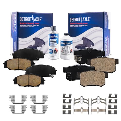Image of Detroit Axle - Brake Pads for Honda Civic S2000 CSX RSX Ceramic Brake Pads