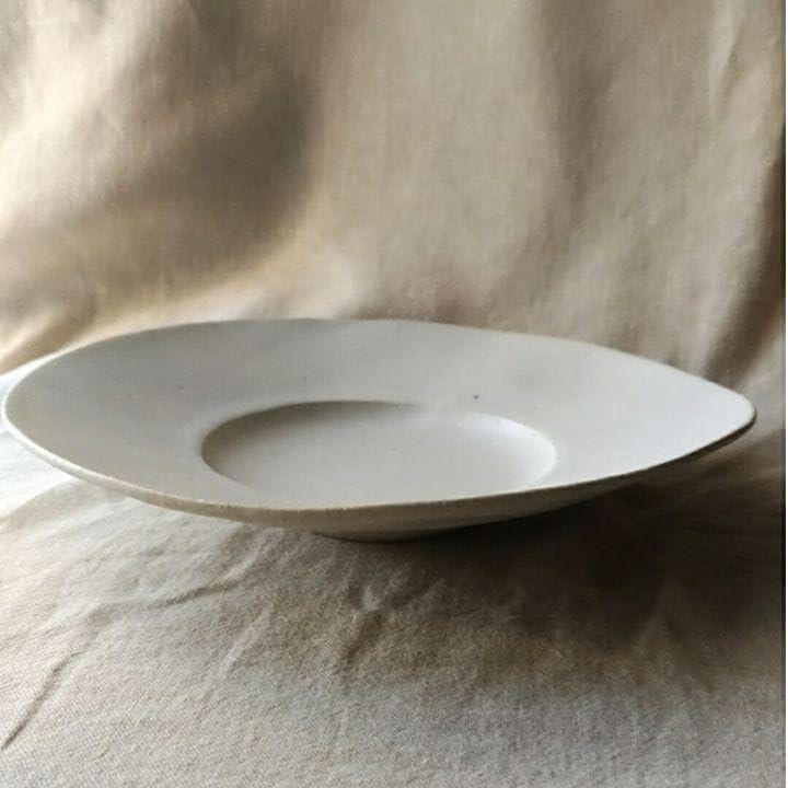 安藤雅信さん　オランダスープ皿L　乳白艶釉　22×5.5  6枚セット　新品 安藤雅信さん オランダスープ皿L 乳白艶釉 22×5.5 6枚セット 新品 安藤