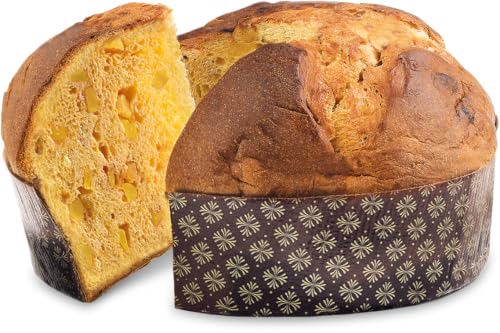 BAJ Mailand 1768 - Kunstpanettone Ananas - 1 kg - in historischer Blechdose mit Heft zur Wiederherstellung der Marke Baj und der Konfettera Baj.