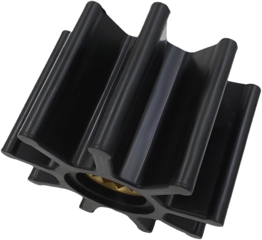 Rubber Flexible Impeller 8000-01 for Marine Outboard Engine Self-Priming Seawater Pump, Replacement Part​