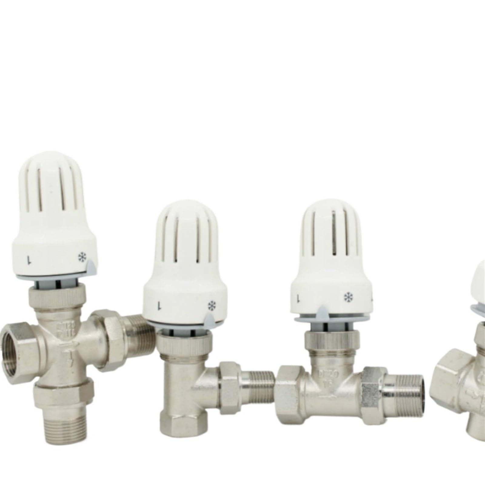 Mhvqybjth Dn25 1Pcs Automatic Thermostat Radiator Control Thermostatic Radiator Valve Brass Angel Valve Thermostatic Radiator Head Dn15 Dn20 (,A)