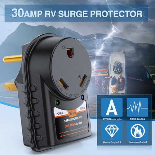 Nilight 50346RV 30 Amp Rv Surge Protector 125V/3750W Rv Surge Adapter Plug thumb #7