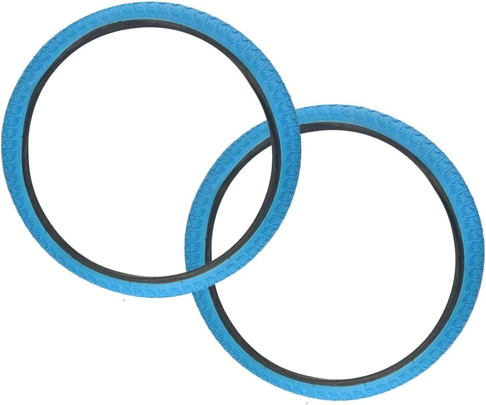 Lot De 2 Pneus SE Racing Bozack 24x2.4 – BMX Street, Bleu, Neufs