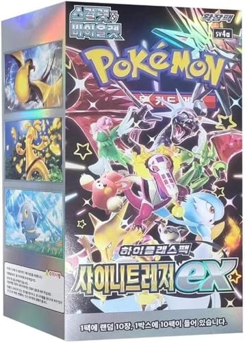 Pokemon Shiny Treasure ex sv4a Booster Box coreano