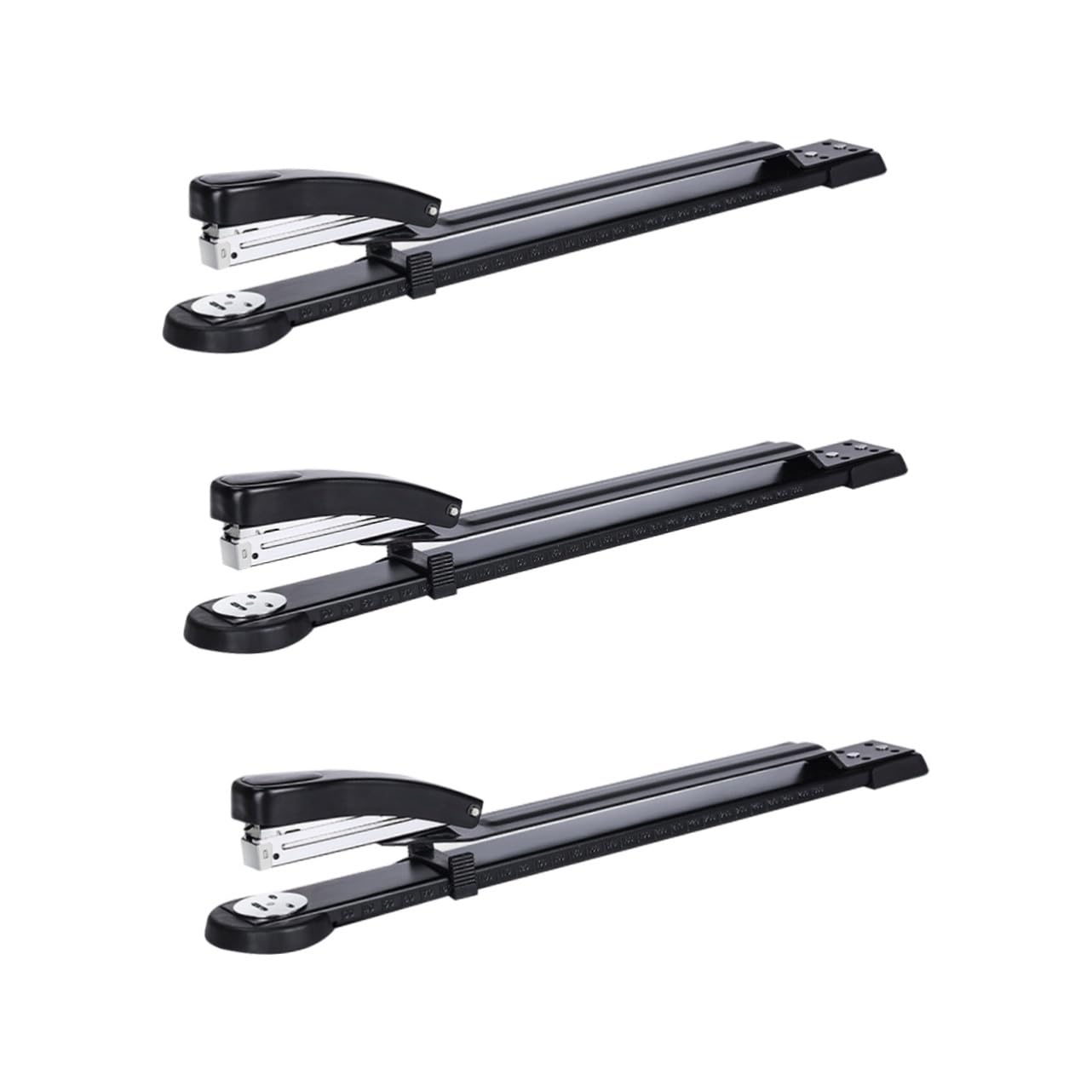 3 Pezzi Pinzatrice Ergonomica Braccio per Ufficio Cucitrice Portatile con Design Resistente e Facile da Usare Ottima per Rilegature Documenti e Decorazione da Scrivania