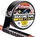 XFasten Silicone Self Fusing Tape 1-Inch x 36-Foot (Black) Silicone Repair Tape