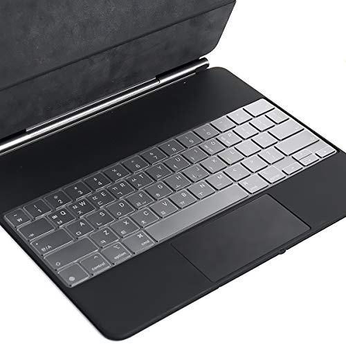 Casebuy Ultra Thin Keyboard Cover For New Apple M2 Ipad Pro 12.9 Inch 2022 2021 2020 Release With Magic Keyboard(6Th 5Th 4Th Gen), Ipad Pro 12.9 Accessories Tpu Protective Skin, Us Keyboard Layout #TOP5