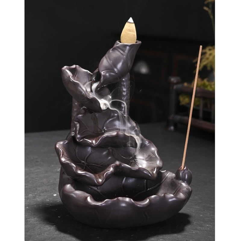 Amazon.com: EVXOIJM Pond Backflow Incense Burner Ceramic
