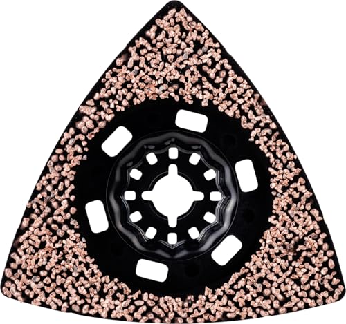 Bosch Professional 1x Plateau de ponçage pour outil multifonction Expert Sanding Plate AVZ 90 RT2 (pour Mortier, Ø 90 mm, Grain 20, Accessoire Outil...