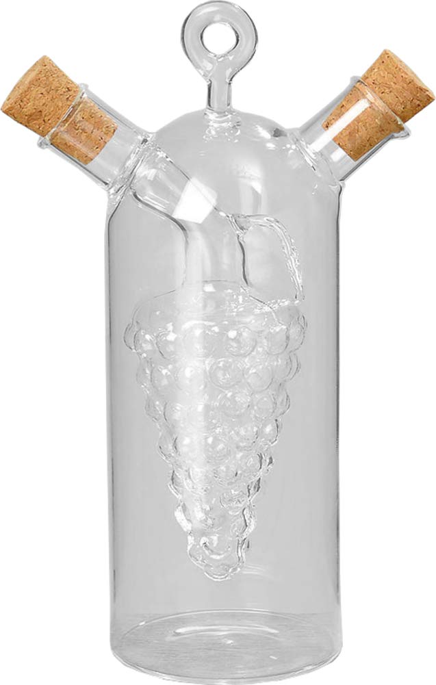 Vinegar/Oil Grapy Height 17 cm Glas klar