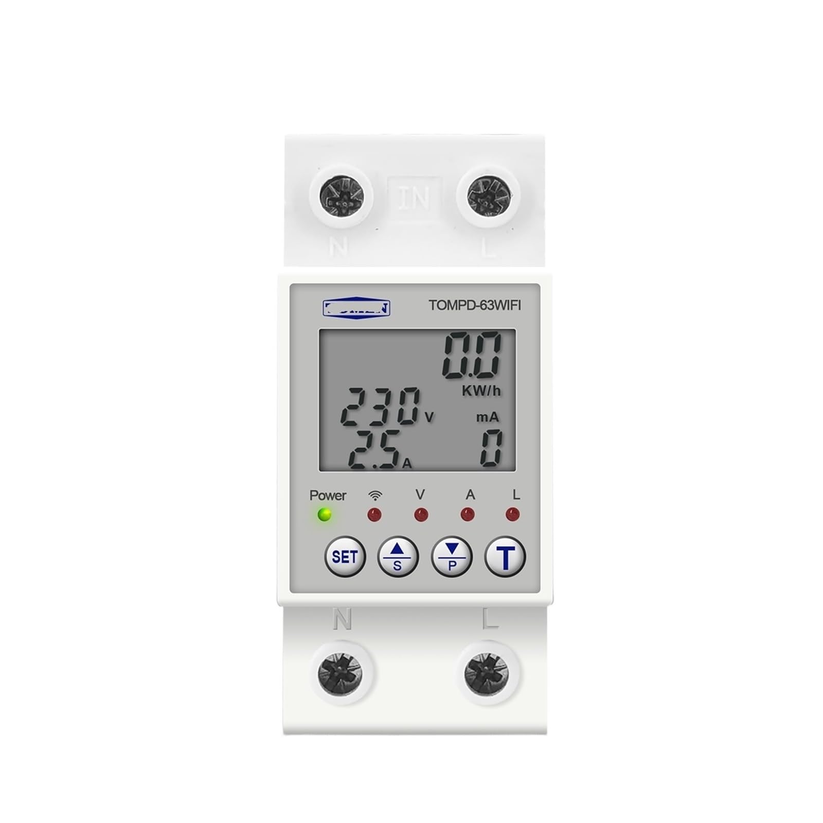 Disyuntor resellable 63A detiene sobrecargas de voltaje y corriente 3