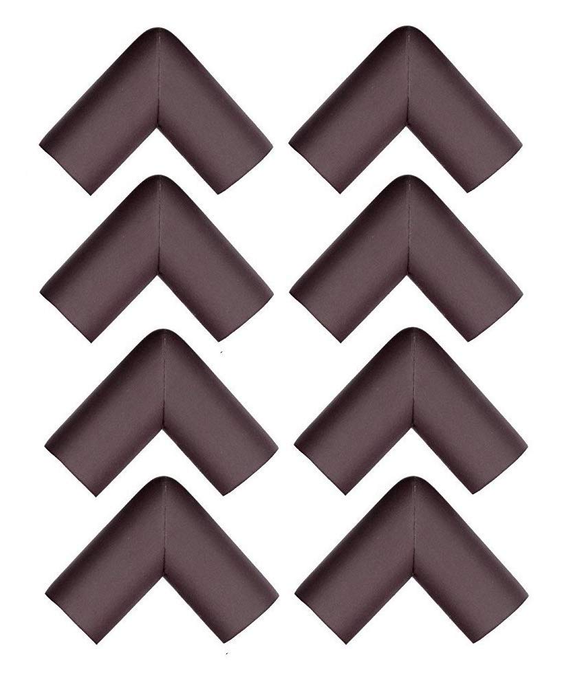 Karomouj Furniture Corner Edge Child Safety Guard Sharp Edge Protection with Soft Form Material for Corner Safety Playing Kids Pack of 8 (Multicolor)