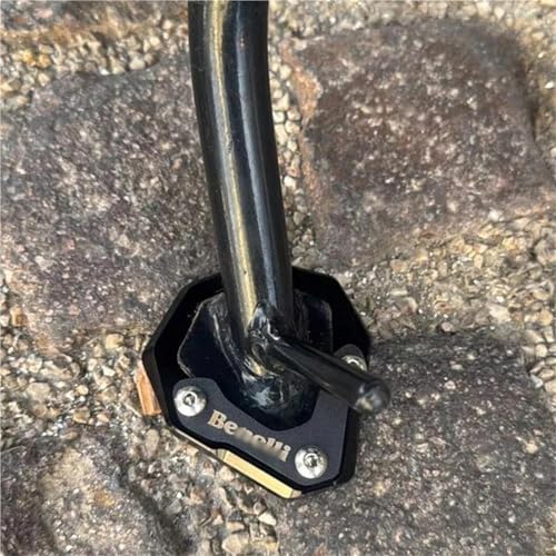 Erhöhungen Motorrad CNC Seite Stehen Verlängerung Ständer Enlarger Unterstützung Platte Für Benelli Leoncino 500 250 Leoncino500 TRK251(003)