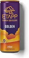 Cerveja ETAPP Golden Sem Álcool, 310ml, Cerveja Artesanal, Equilibrada e Leve, Sem Álcool, Com Frescor Natural e Notas Florais