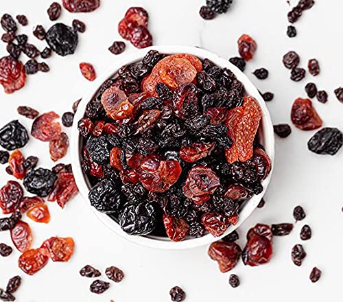 Image of Healthy Berry Mix - 500 Grams - Dried Mixed Berries | 5+ Berry Organic Dry Fruits like Cranberries, Black currant, Strawberries, Goji Berries (500 grams)