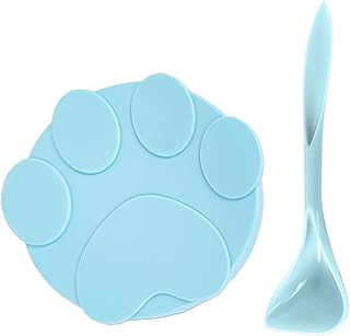 Tampa de Lata de Silicone, Evita Vazamento, Mantém o Design Bonito e Fresco, Comida para Animais de Estimação, Pode Cobrir Ajuste Universal para Cachorro para Armazenamento de