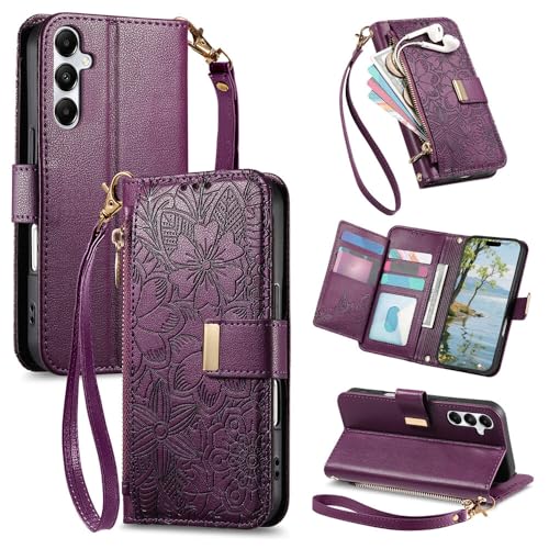 Étui Oppo Reno 11F 5G housse portefeuille cuir clapet fermeture