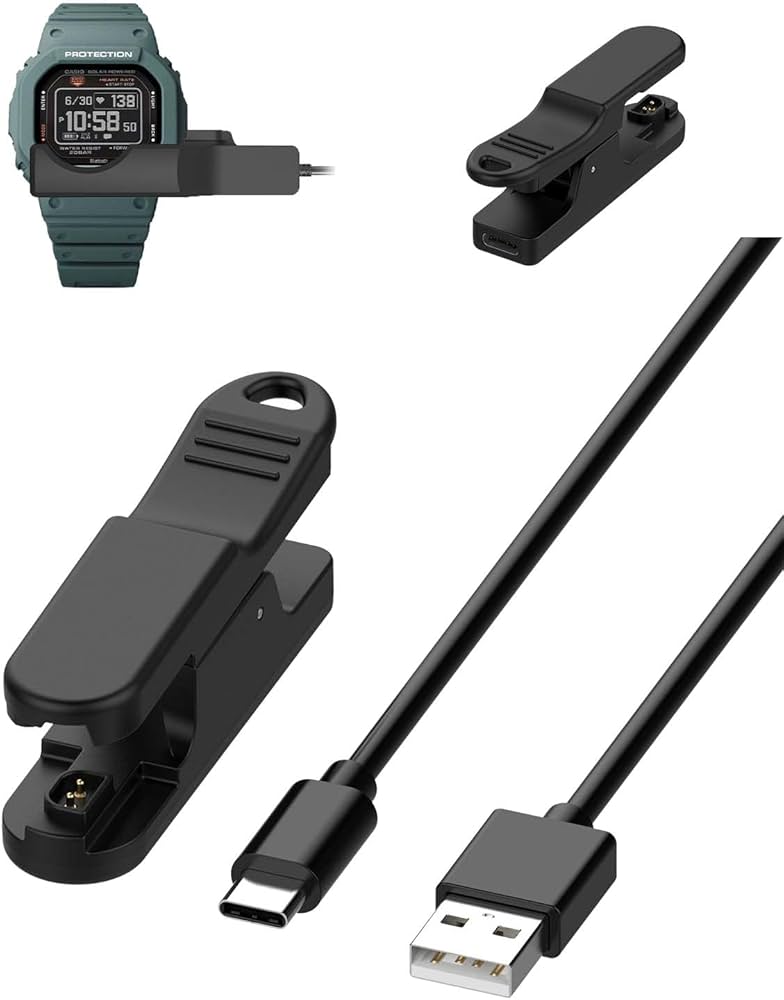 Amazon.co.jp: Casio 対応 スマートウォッチ 充電ケーブル 充電