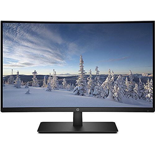 HP 27-inch FHD Curved Monitor with AMD Freesync Technology (27b, Black)
