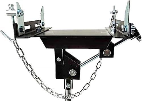 Miniatura 4 de Adaptador de gato de piso de transmisión ajustable con eje de sillín extraíble (0,5 toneladas), color negro