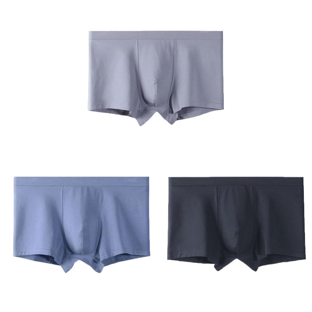 Sous-vêtements en coton short homme sans couture box de rangement 4XL
