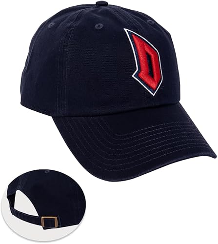 Duquesne - Gorra de béisbol de la Universidad de Duquesne Duq DUQ Brimmed Embroirderd, gorra de tela ajustable para adultos (estilo A) azul, Azul Duquesne - Gorra de béisbol de la Universidad de Duquesne Duq DUQ Brimmed Embroirderd, gorra de tela ajustable para adultos (estilo A) azul, Azul