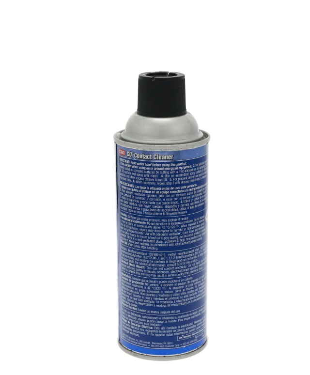 Image of CRC CO Contact Cleaner 02016 - 14 WT OZ, Plastic Safe Electronics Cleaner, Ideal for Sensitive Electronic Equipment