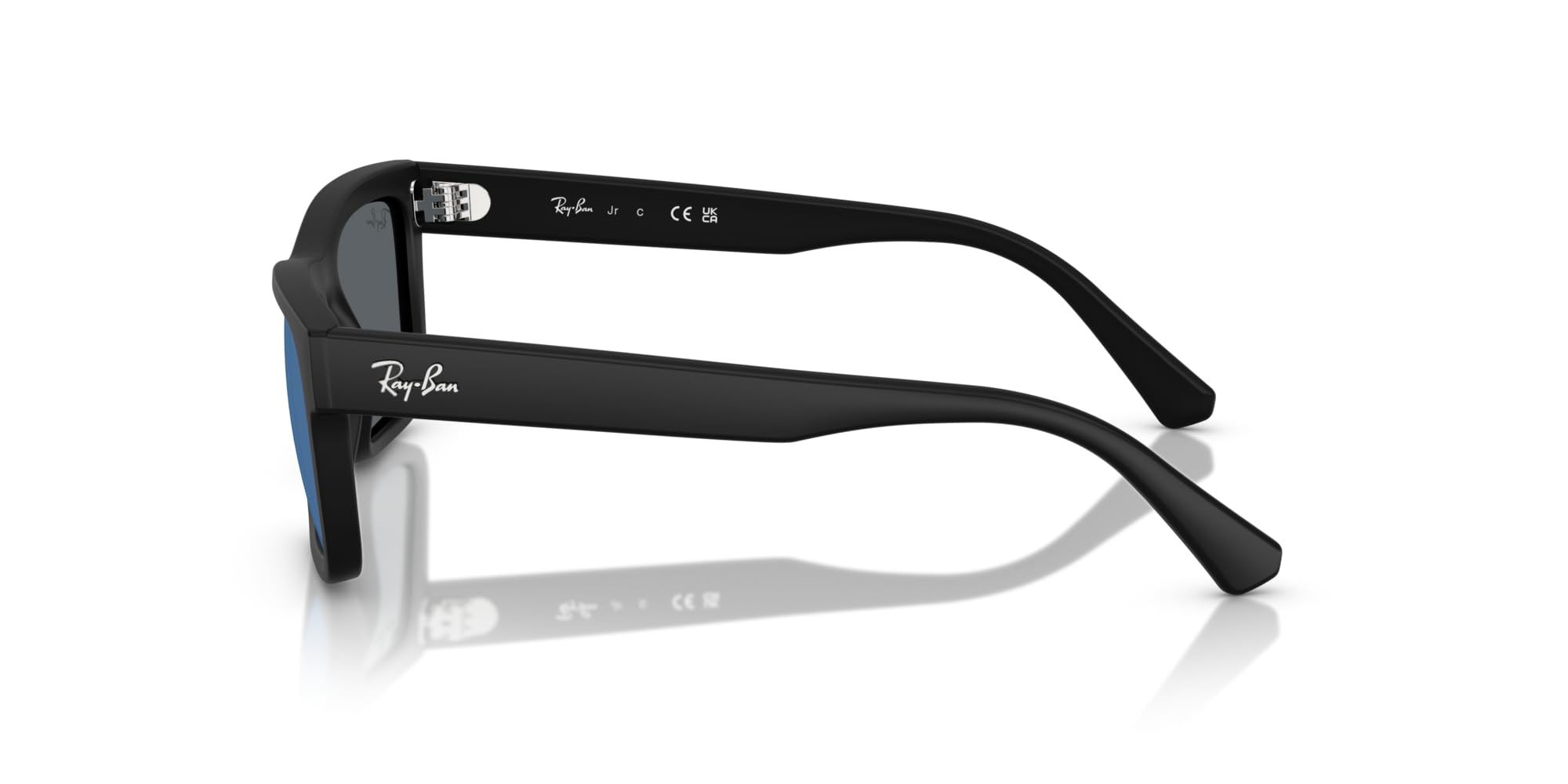 RAY-BAN JUNIOR 0RJ9196S 100S55 Matte Black 49/17/130 okulary przeciwsłoneczne dla dzieci