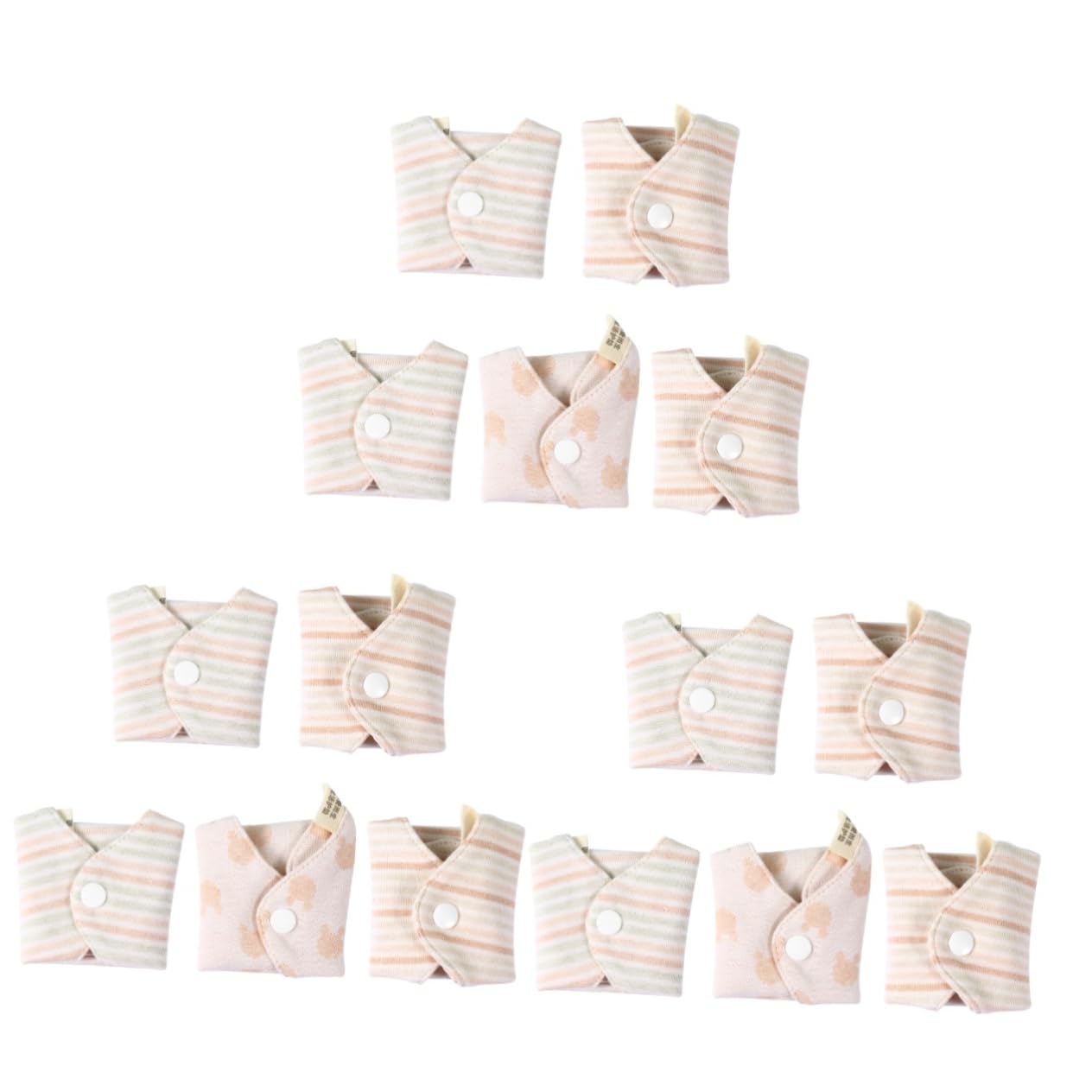 COLLBATH 15 Piezas compresas menstruales súper absorbentes mujer sanitaria compresas lavables para la incontinencia ropa interior Toalla sanitaria de algodón Compresa lavable para mujeres