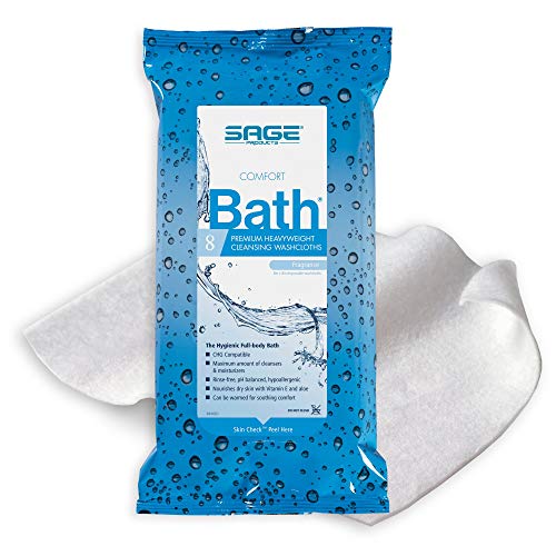 Comfort Bath Cleansing Washcloths 8-Count