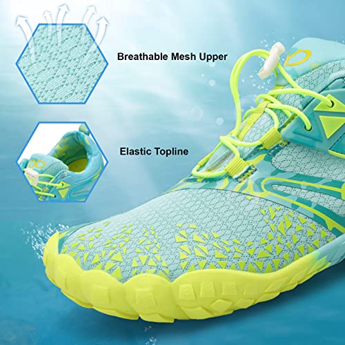 Image of XIHALOOK Athletic Hiking Water Shoes Womens Mens Quick Dry Barefoot for Beach Walking Kayaking Surfing Training