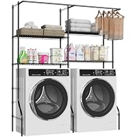 Garvee Over Washer and Dryer Storage Shelves w/ Heavy Duty 4 Tiers
