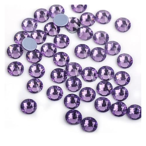 Strass thermocollants violets Mix ss3-ss30 10g pour customisation