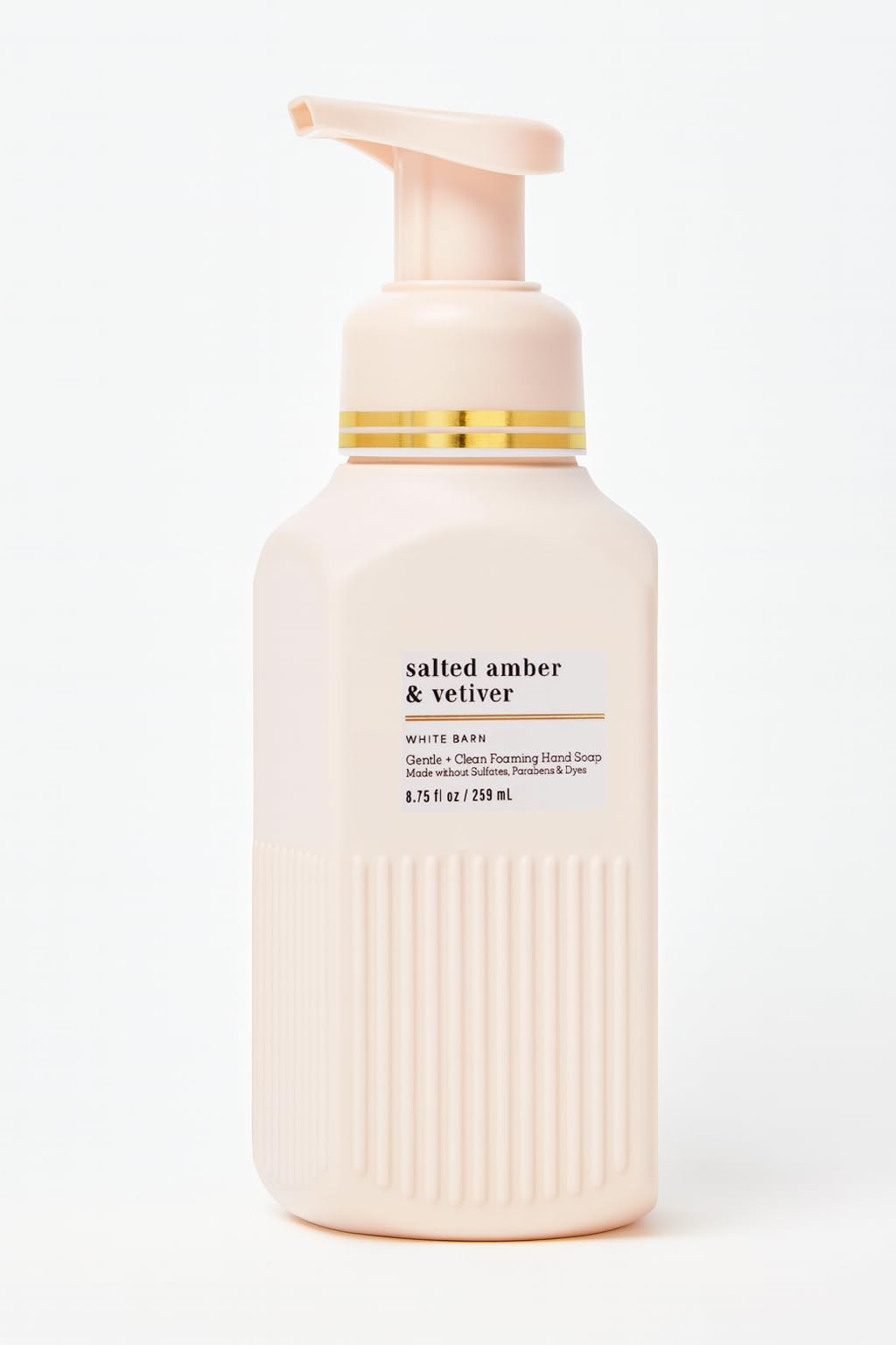 Bath and Body Works White Barn Salted Amber Vetiver Gentle Clean Foaming Hand Soap 8 75 fl oz