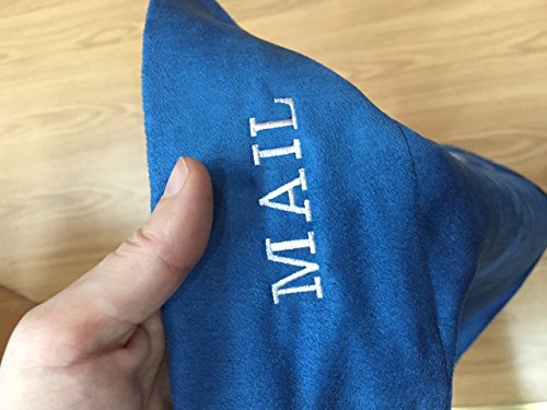 Snail Sakk: Mail Catcher For Mail Slots - Blue. No More Mail On The Floor! Reduces Drafts, Protects Privacy, And More. No Tools Or Screws Needed. For Home, Office, And Garage Doors. (Basket, Bag) #TOP7