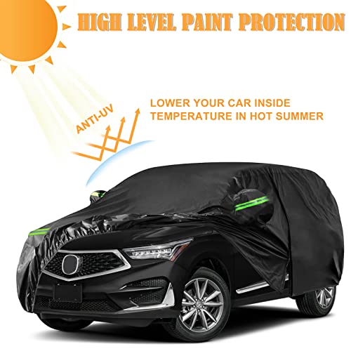 Image of Waterproof Car Cover Compatible with Acura RDX Base 2013-2025, Technology, Advance, A-Spec, A-Spec Advance and PMC Edition for Snow Rain Dust Hail Protection