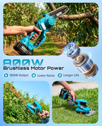 SEESII 3-in-1 Cordless Chainsaw & Trimmer