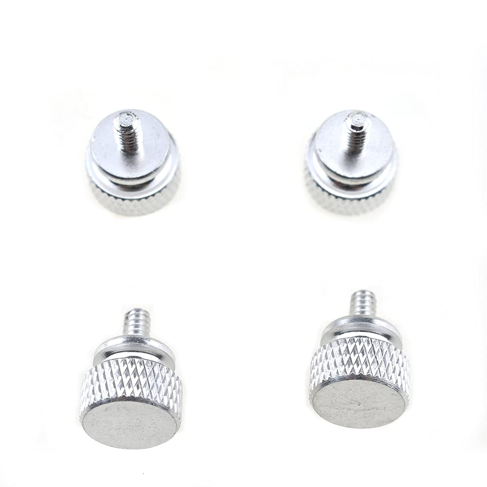 Hahiyo Anodized Aluminum Thumbscrews 6#-32 Thread Size Large Knurled Head Cage Mounts Hand Tighten Easy to Grip and Turn Not Damage Inside Sturdy for