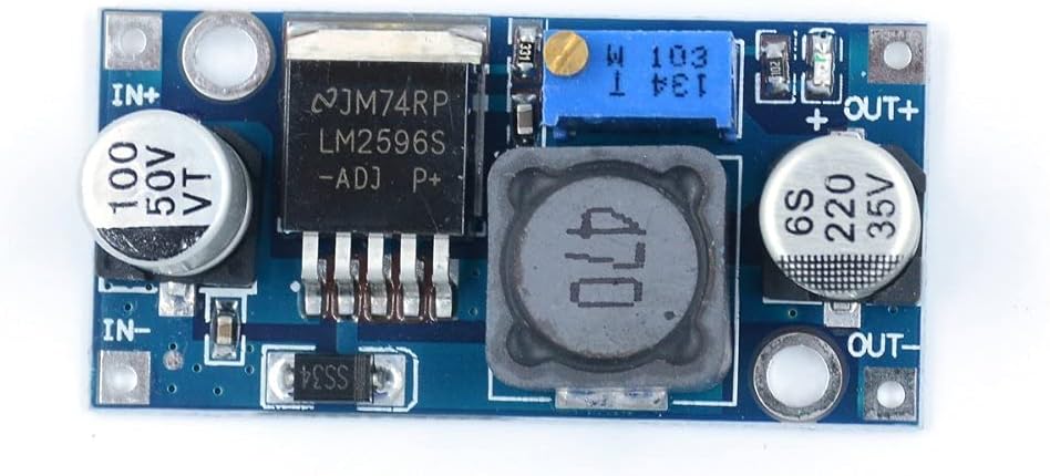6 Pack QEBIDUL LM2596 DC to DC Buck Converter 3.0-40V to 1.5-35V High Efficiency Power Supply Step Down Regulator Module