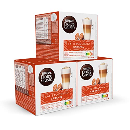 NESCAFÉ Dolce Gusto Latte Macchiato Caramel - Cápsulas de Café,