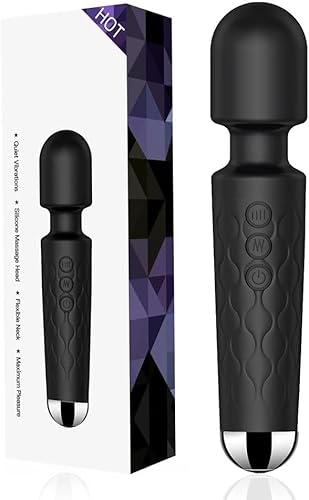 YIBINKG Handheld Wireless Vibrat.o.r Vibrates Vidrater Sale for Women Ra.bbit S.ex S.t.imulator Adults Toys Vibrantoror Vibrabrater Vibratorter Toys4Women Toys4couples Silent 20 * 8 Mode (Black-01)