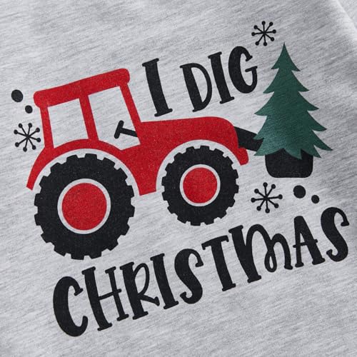 Toddler Baby Boy Clothes Crewneck Sweatshirt Long Sleeve Letter Print Shirt with Pants Cute Fall Winter Outfits - Image 5