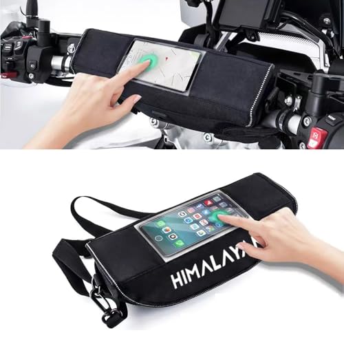 Bolsa impermeable para manillar de motocicleta Honda Himalayan 450, bolsa de almacenamiento de viaje miniatura 1
