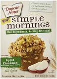 Duncan Hines Simple Mornings Muffin Mix, Apple Cinnamon, 16.1 Ounce (Pack of 12)