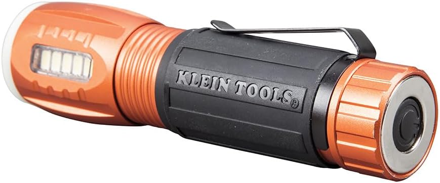 Klein Tools 56028 LED Flashlight and Work Light, Durable, Waterproof, Compact, Hands-free Magnetic End, Runs to 12 Hours, for Work and Outdoor - Image 8