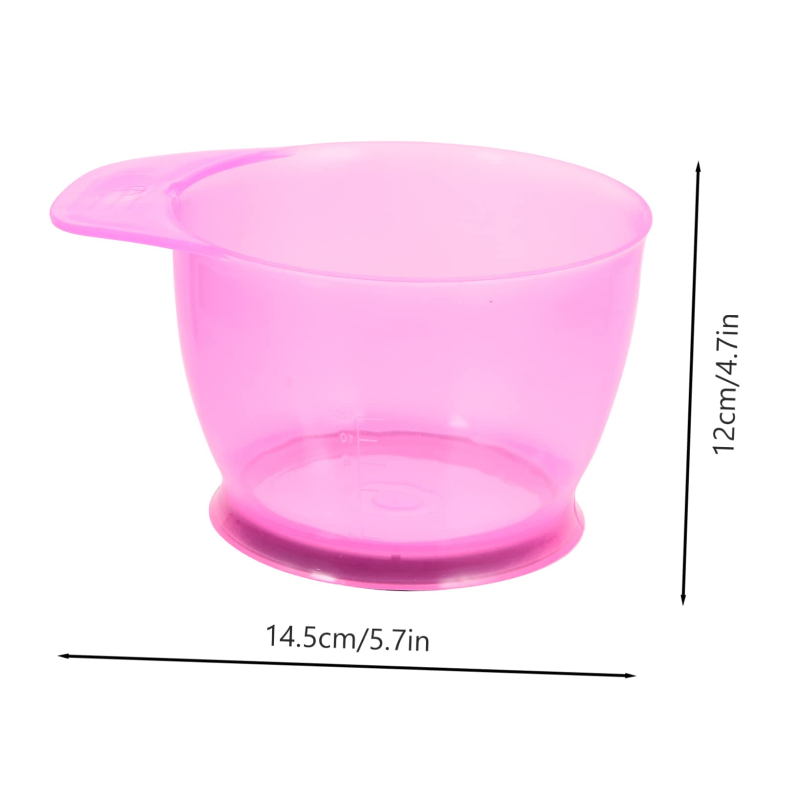 IWOWHERO Essential Hair Dyeing Tools Set 5-piece Kit Bowl Comb Earmuffs Brush Whisk for Salon or Home